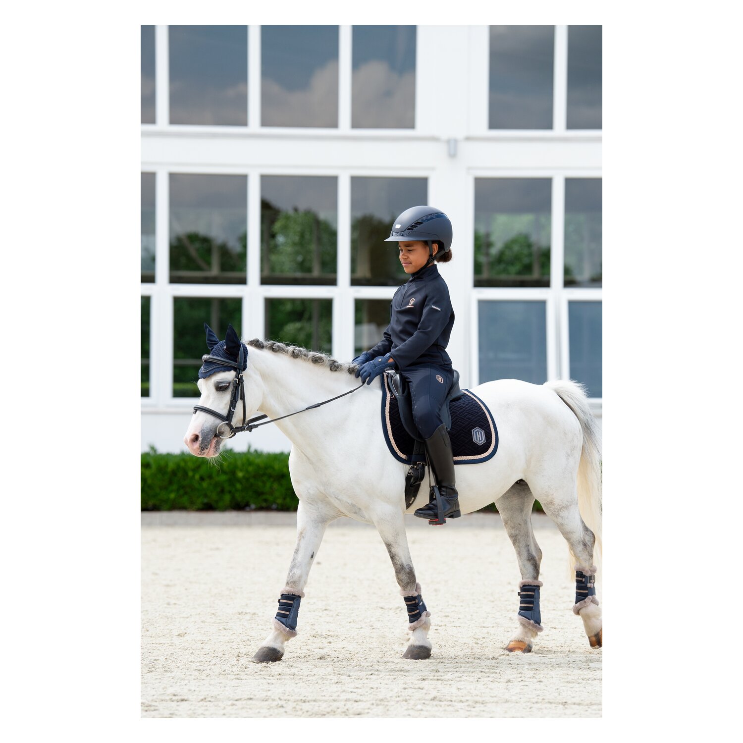 ESKADRON Heritage Schabracke Velvet Emblem - navy