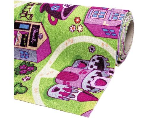 Tapijt Sweet Town roze 400 cm breed (per meter verkocht)
