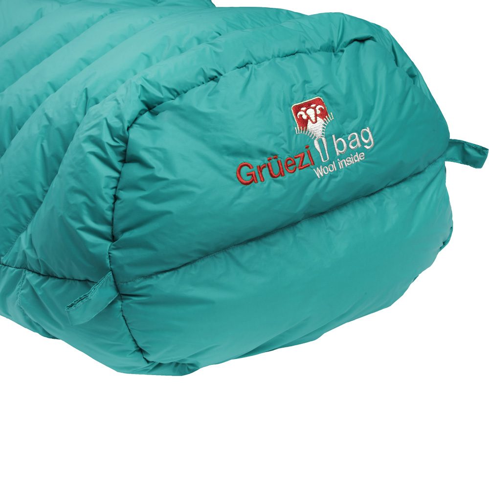 Grüezi Bag Biopod DownWool Extreme Light 175 Schlafsack viridian green