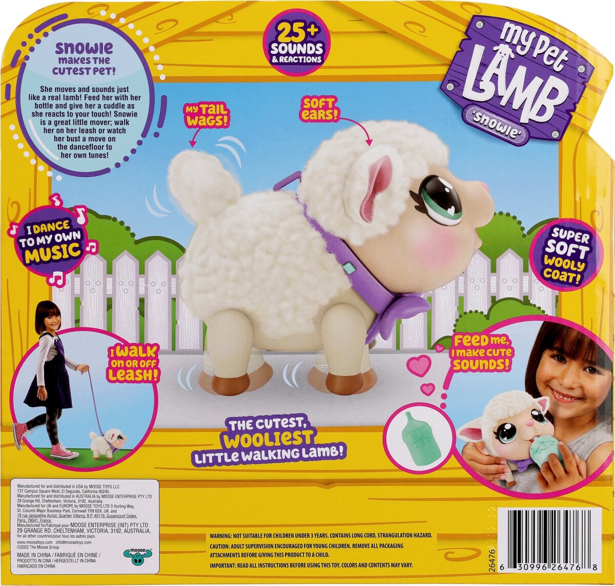 Little Live Pets - My Pet Lamb - Interaktiv Kæledyr Legetøj