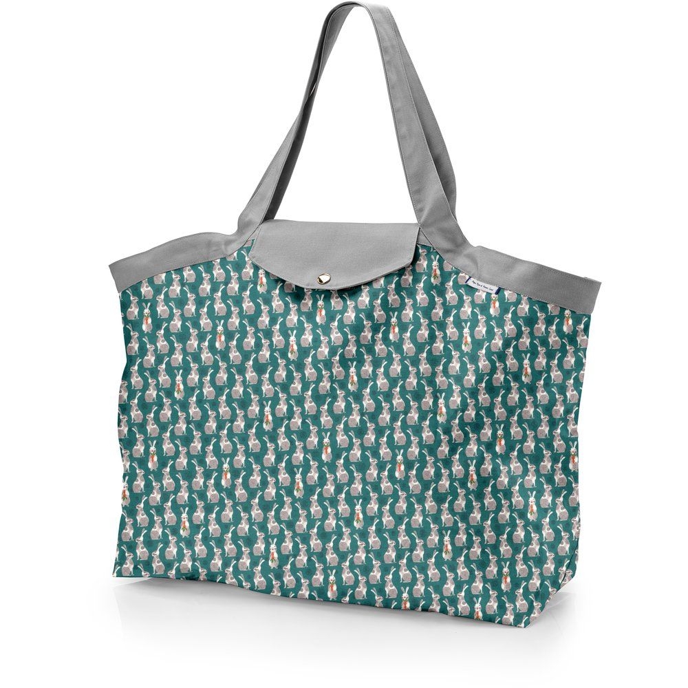 Grand Sac Cabas En Tissu Lapinou