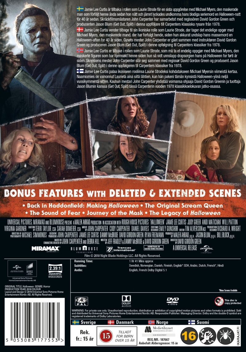 Halloween - 2018 - DVD