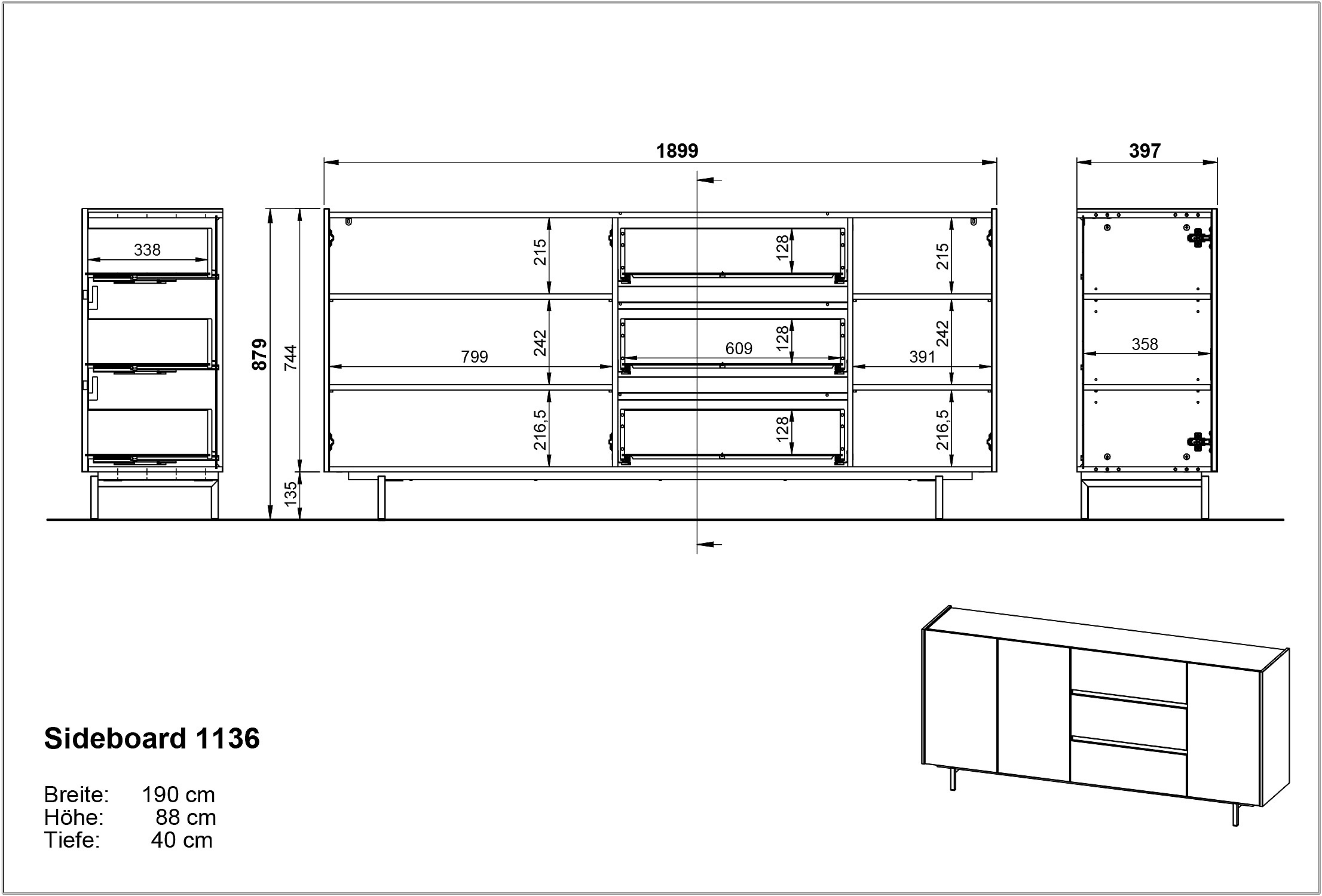 Sideboard CANTORIA