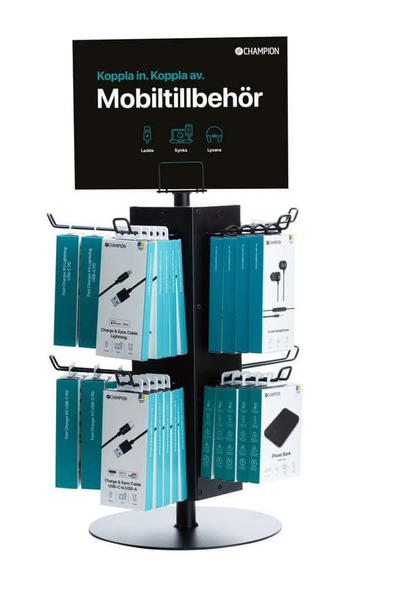 Butikkstand Roterbart bord