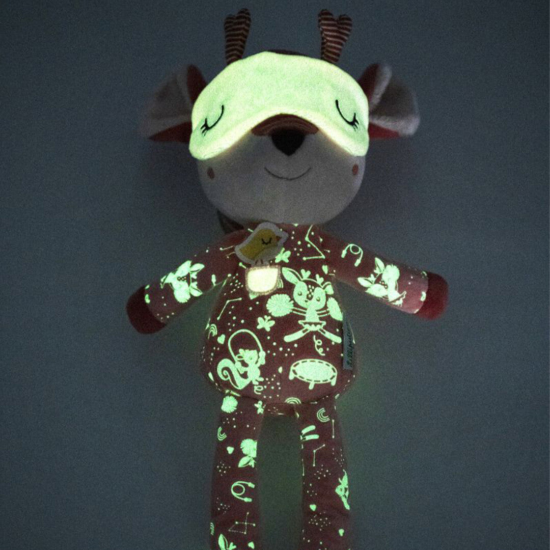 Lilliputiens knuffel slaapvriendje glow in the dark - stella - 30 cm