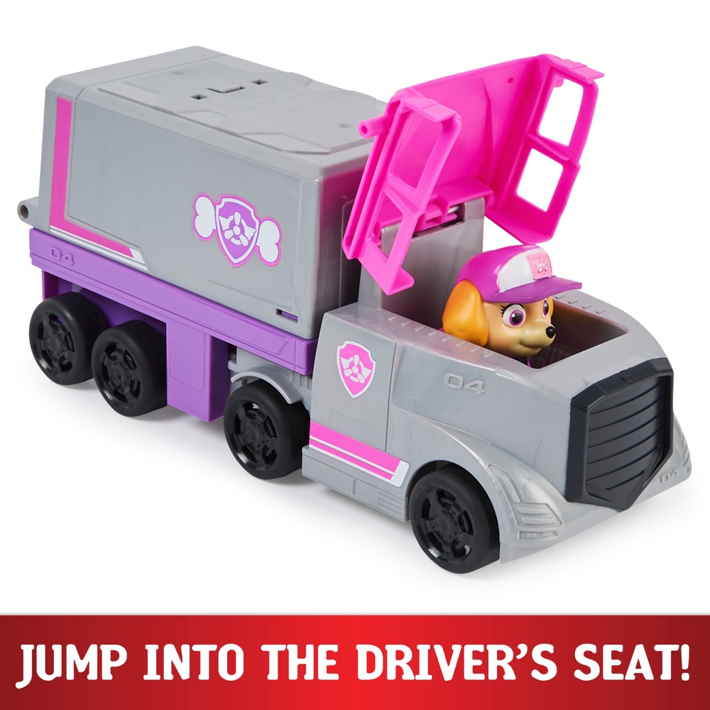 PAW Patrol, Big Truck Pup's Skye Verwandlungs-Spielzeug-Trucks mit Actionfigur