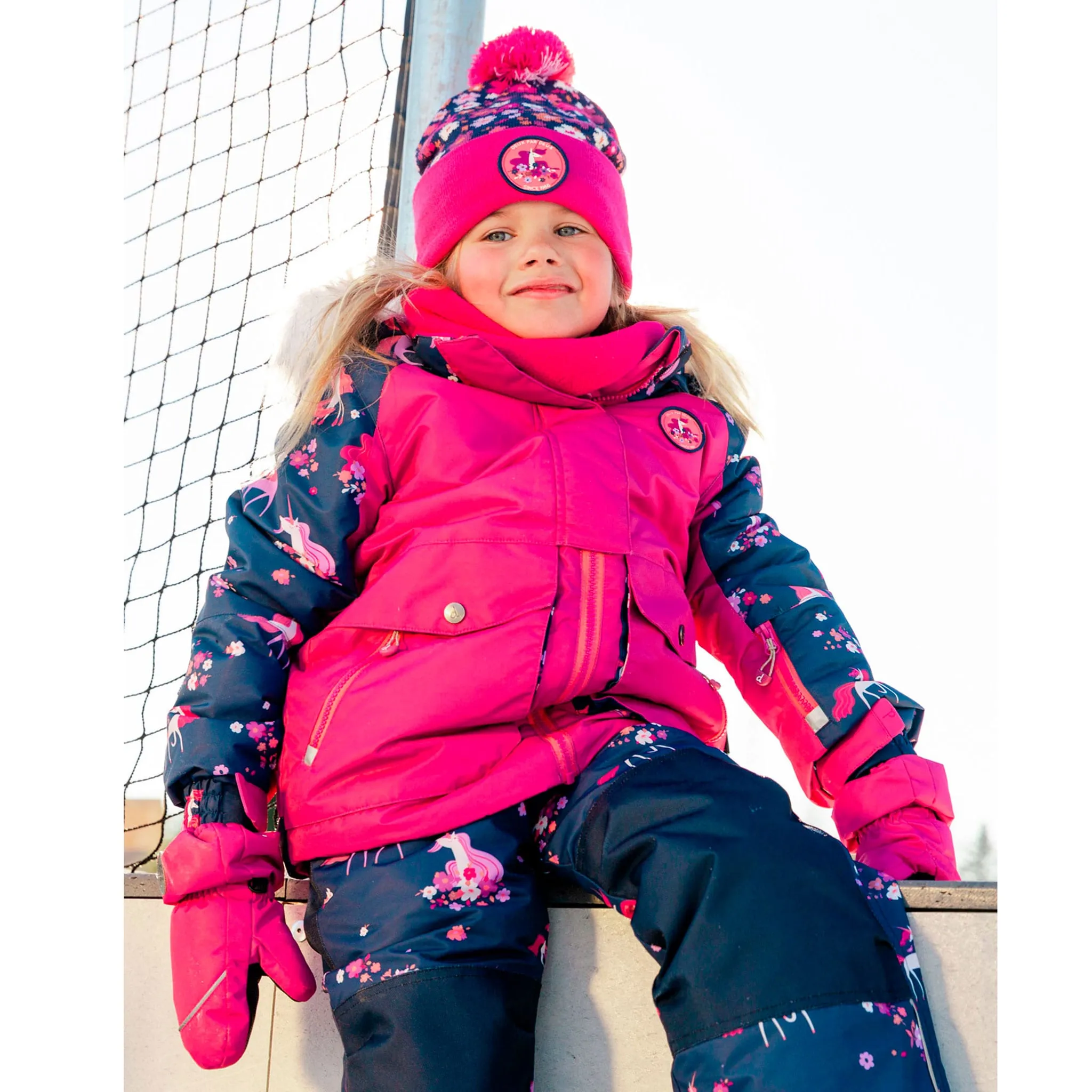 Deux par Deux Habit de Neige 2 Pièces Licornes 7-12ans