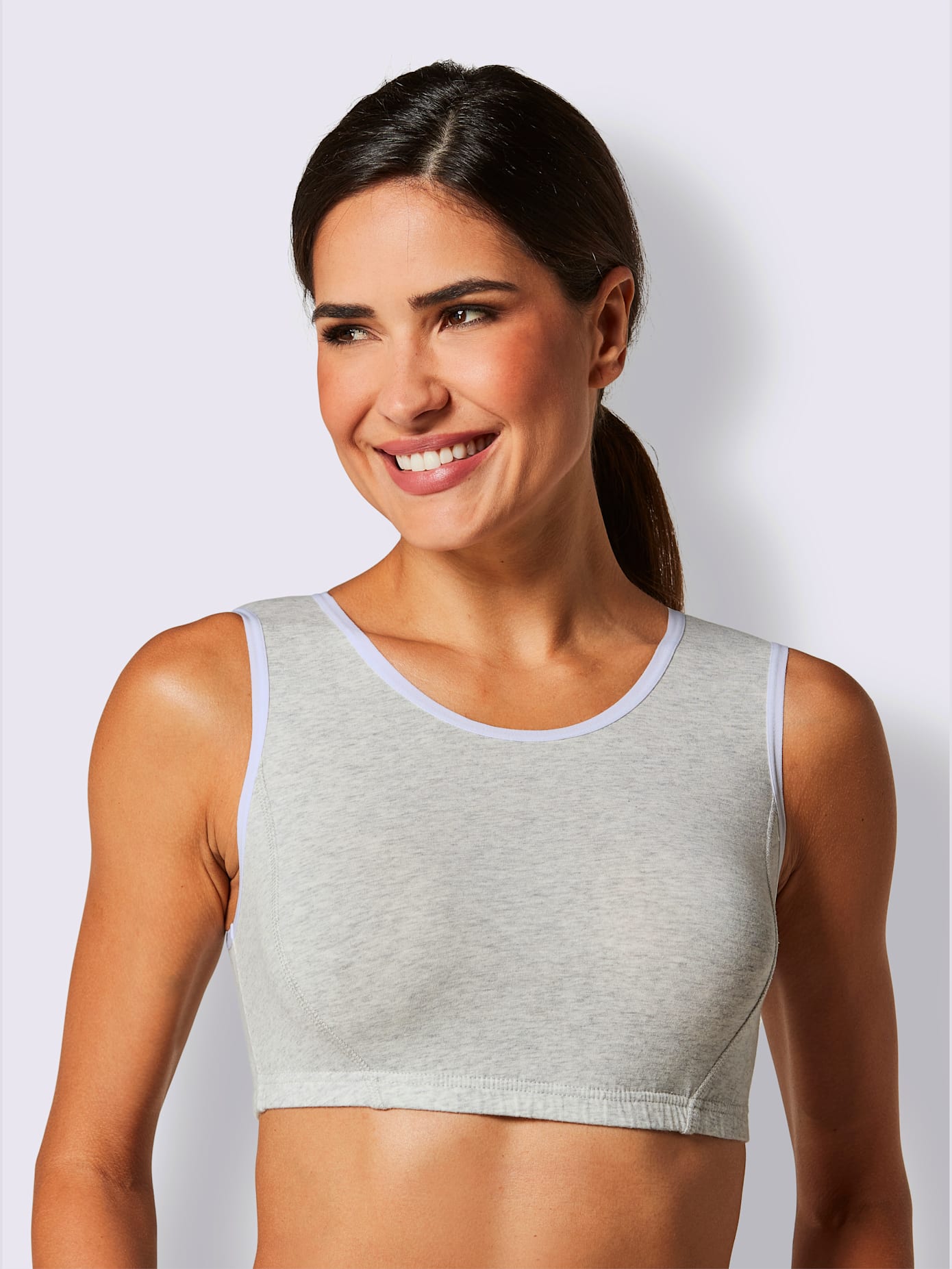 Bustier jersey fin