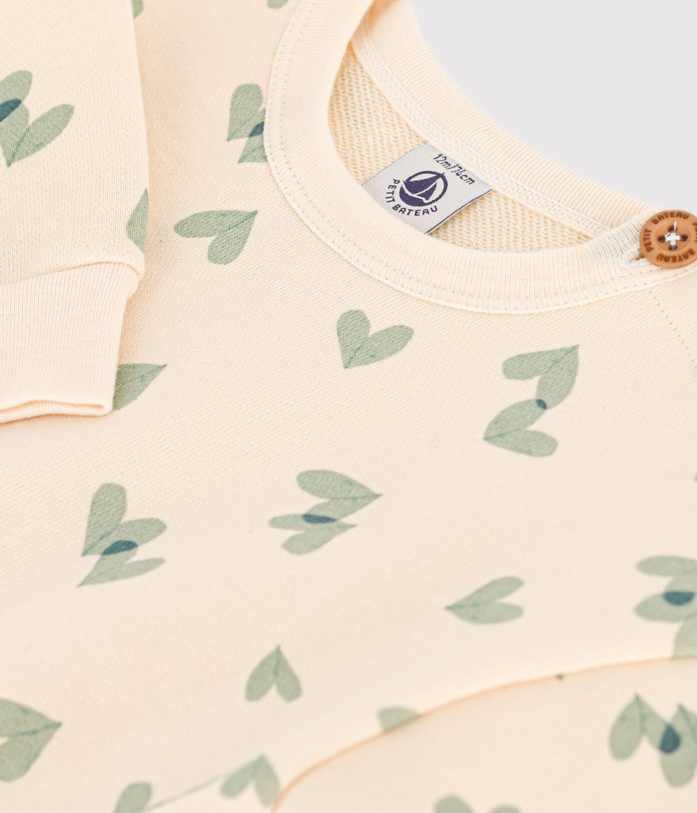 Sweatshirt en molleton imprimé bébé