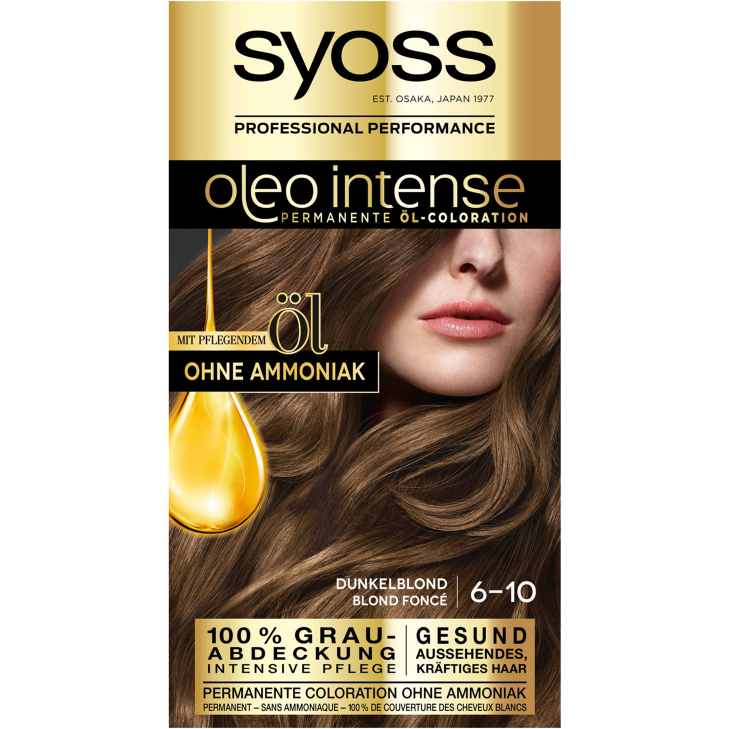 Syoss Oleo Intense Permanente Öl-Coloration 6-10 Dunkelblond