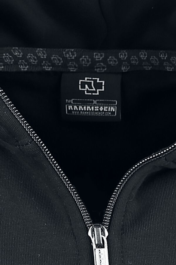 United States | Rammstein Sweat-shirt zippé à capuche