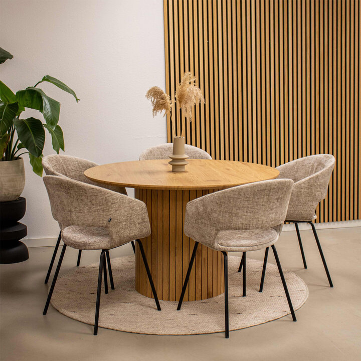 Eetkamerstoel - Mette beige | Modern design
