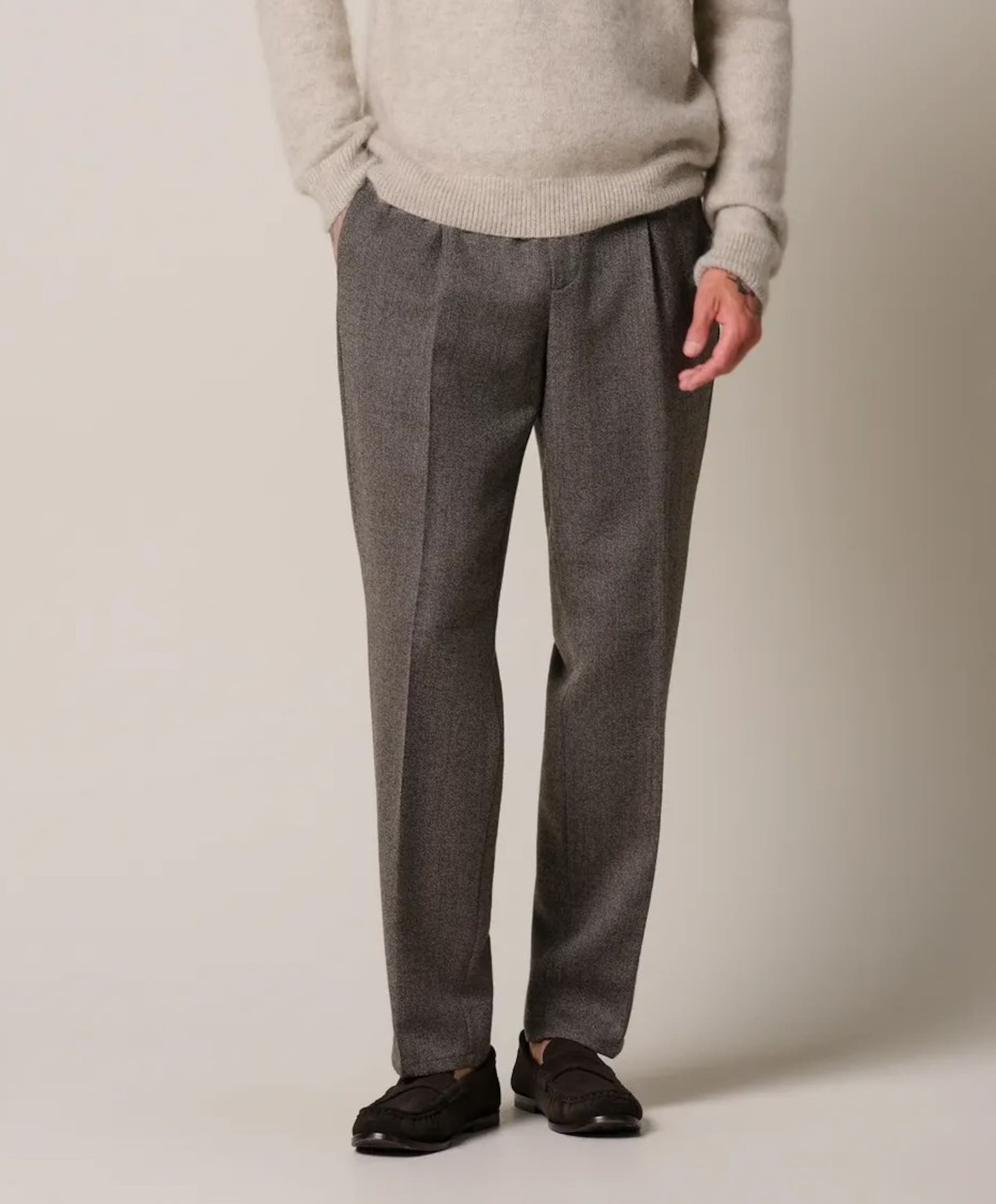 Profuomo MOULINE LF heren broek bruin