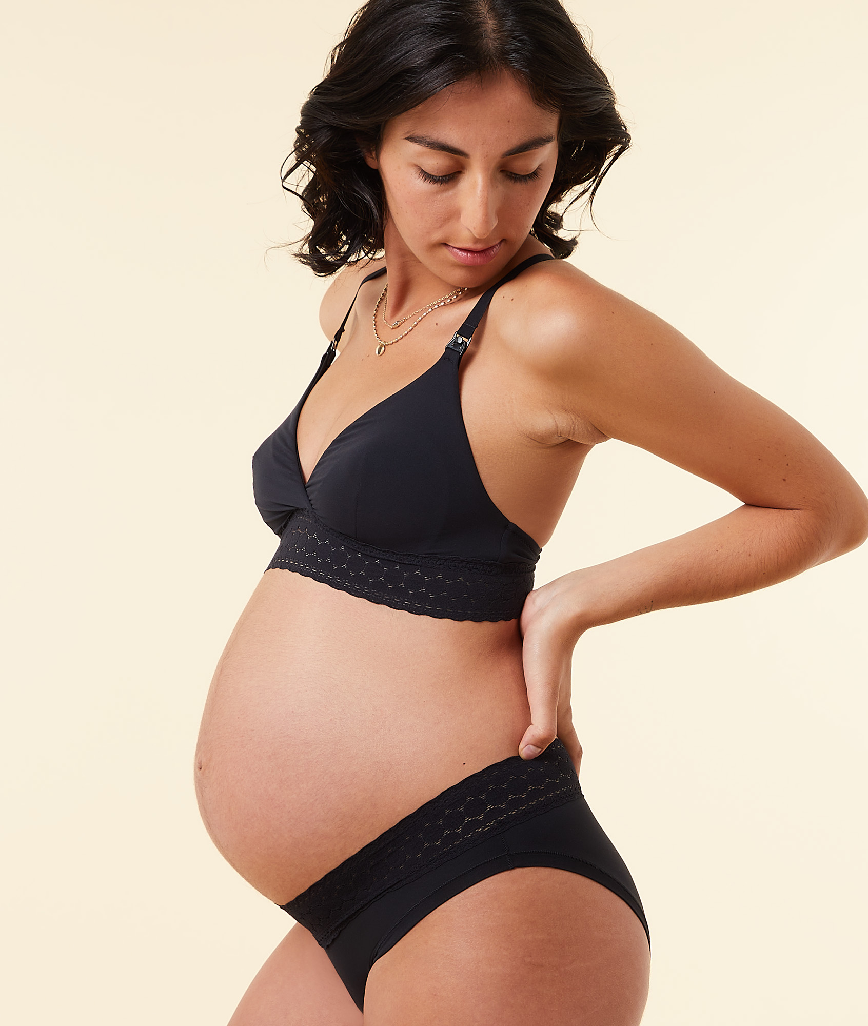 Culotte en microfibre extensible