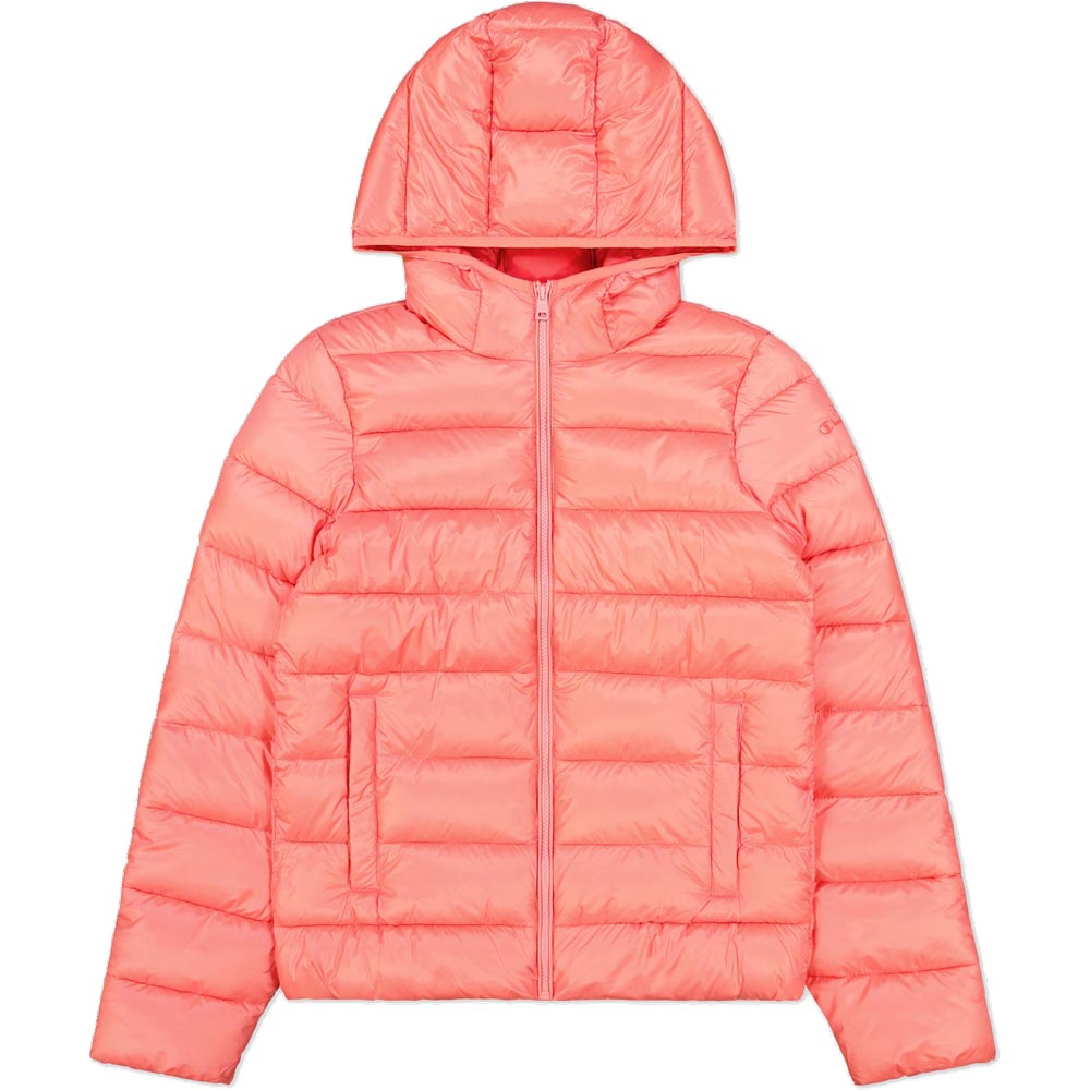 Champion Hooded Polyfilled Jacke Damen rosa