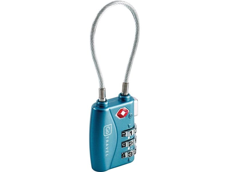 GOTravel Zahlenschloss Combi Cable TSA-Lock Gepäckschloss