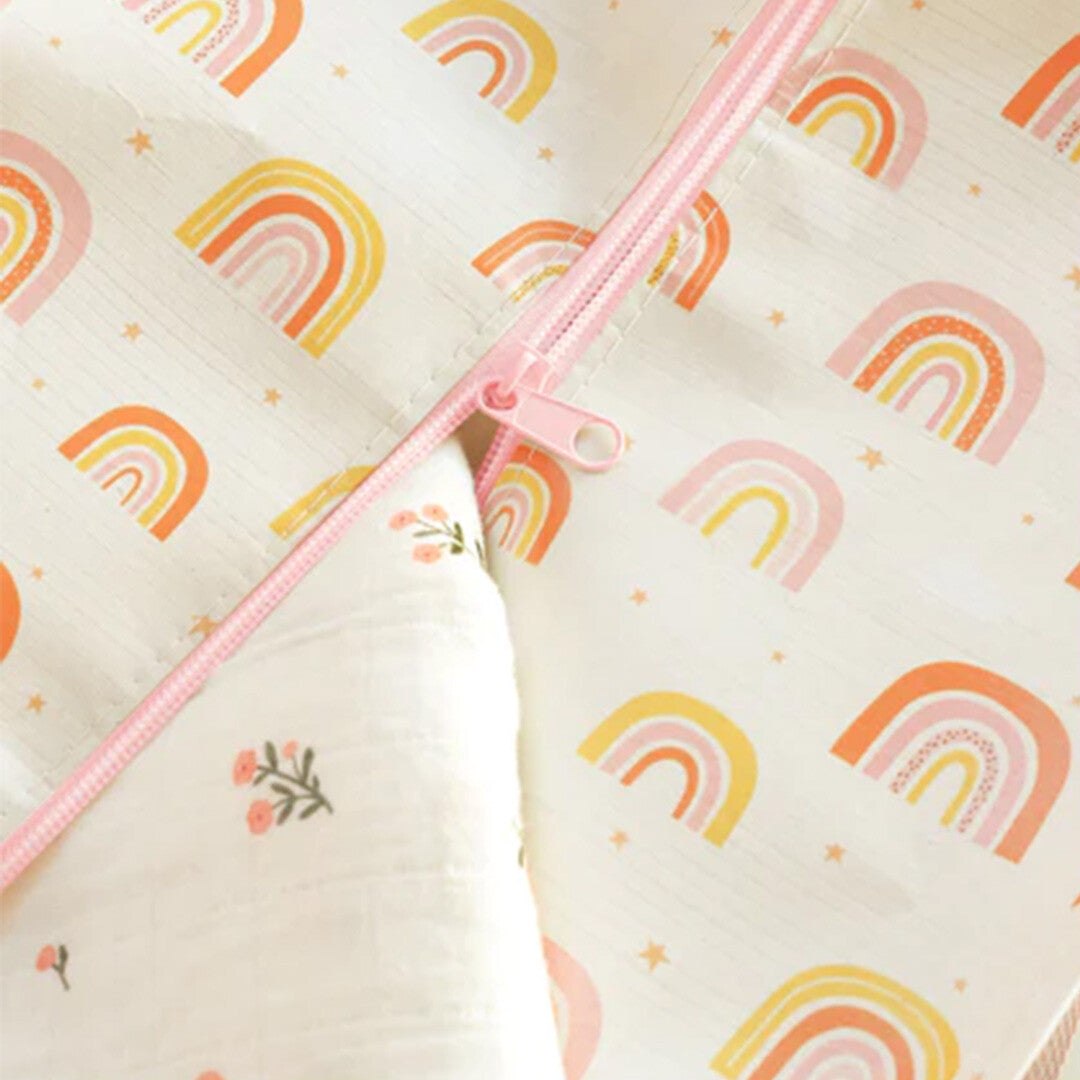 A little lovely company opbergtas regenboog