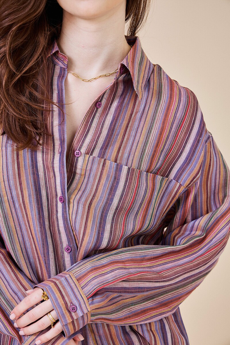 ATÉ BREVE<br>Blusa listrada
