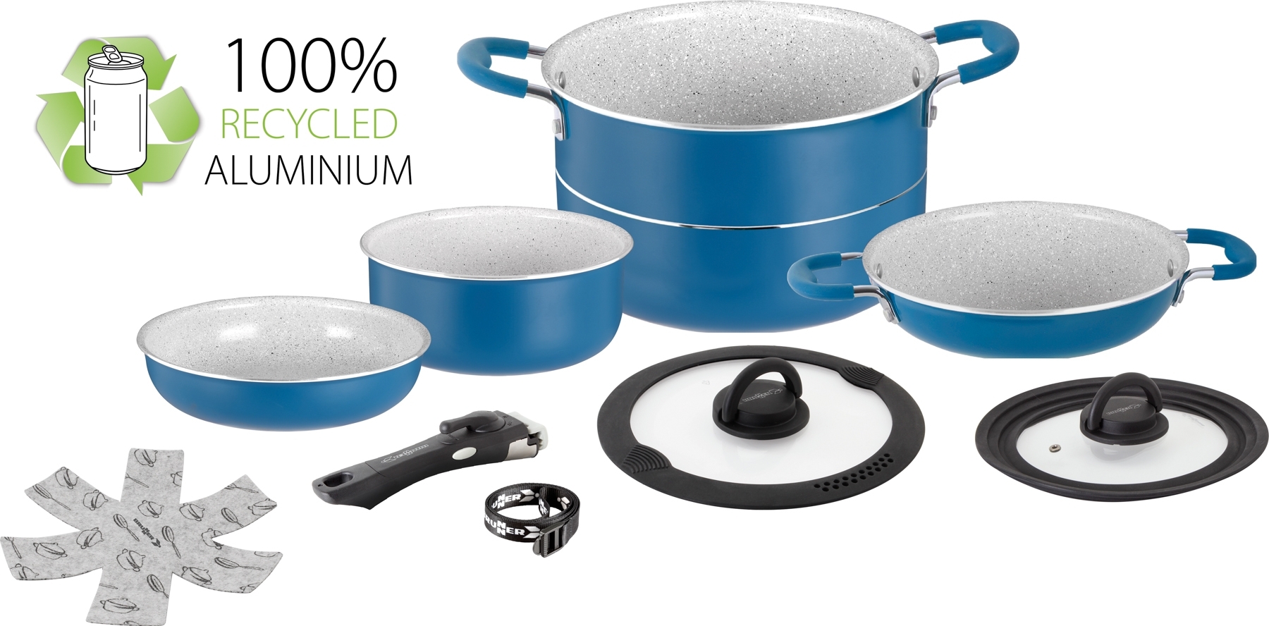 Brunner Carezza Vacublock Kochtopfset 8-tlg.