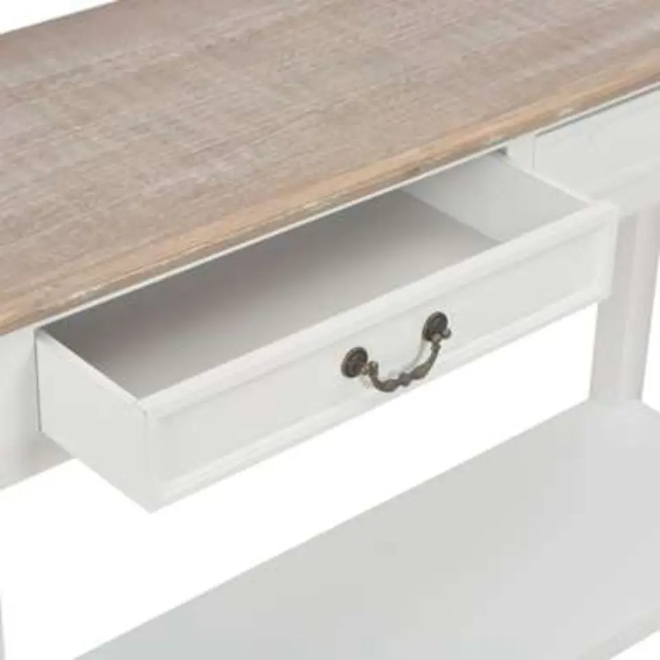 vidaXL - Wandtafel - Wit - Hout