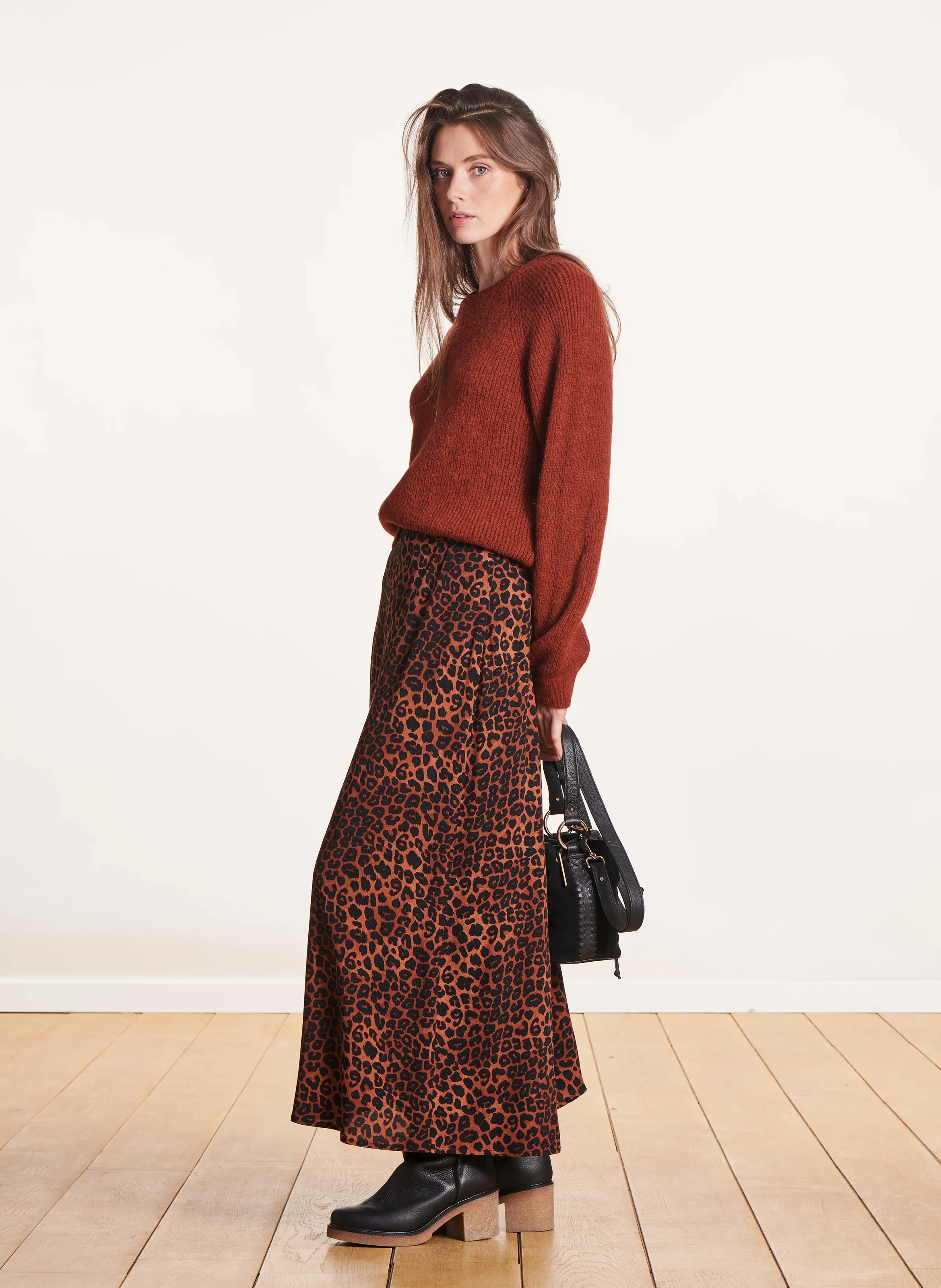 Pull col rond | Orange