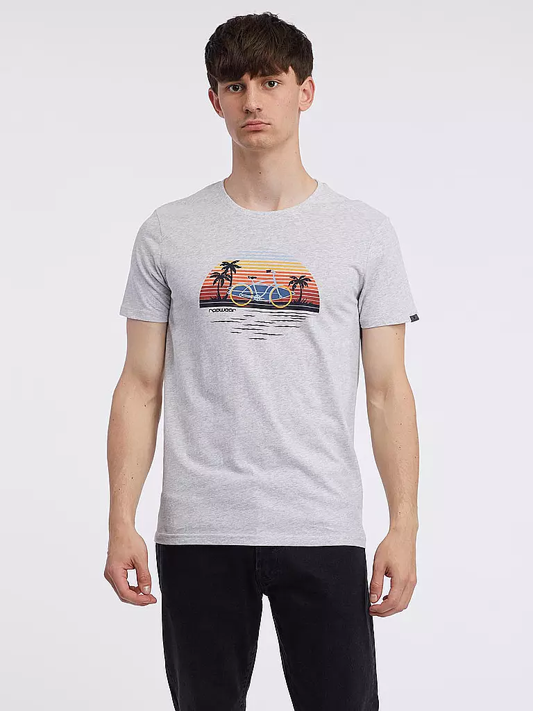 RAGWEAR T-Shirt SIRIL hellgrau
