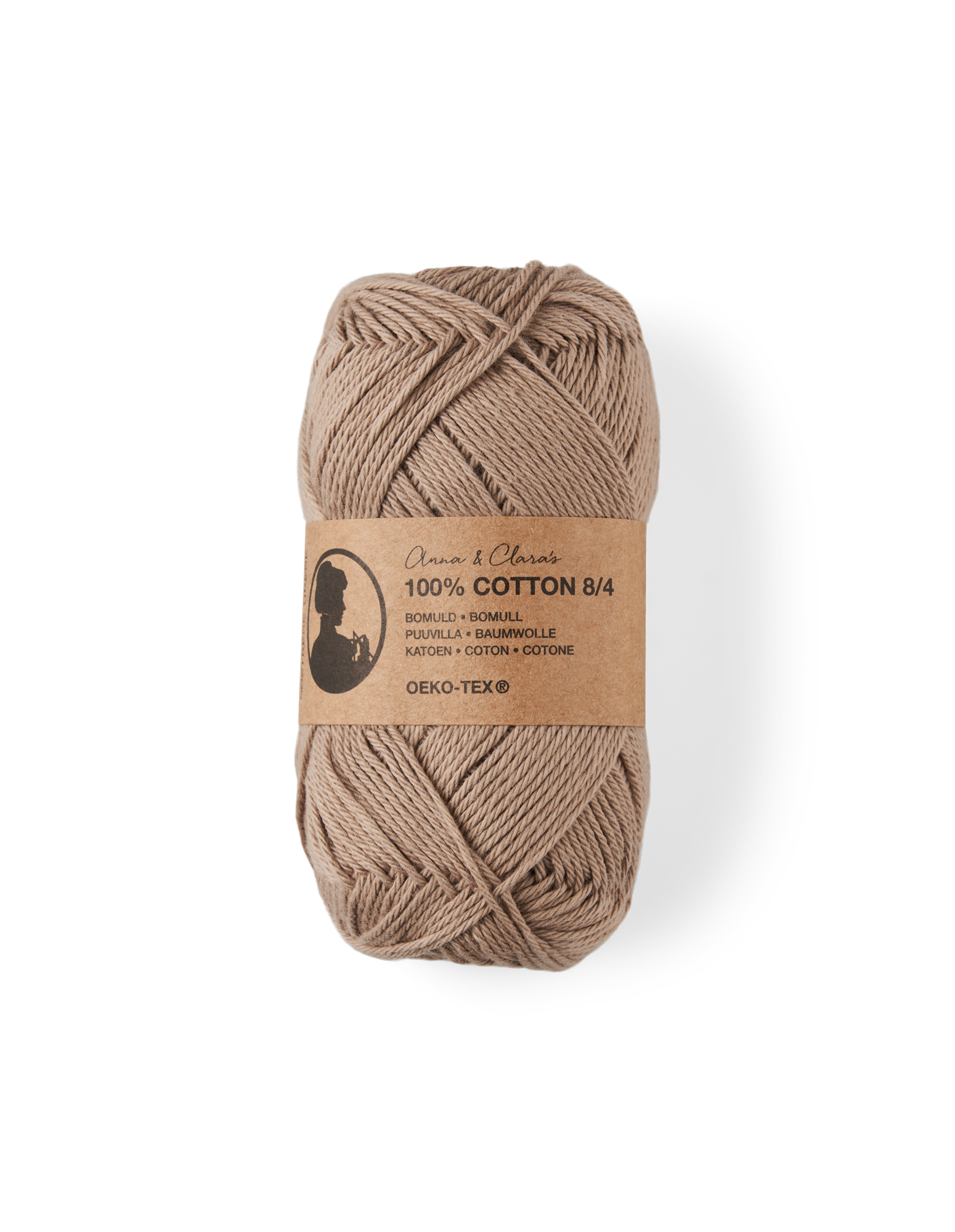 Garn 8/4 | Bomuld. 50 g = 160 m. | Sand