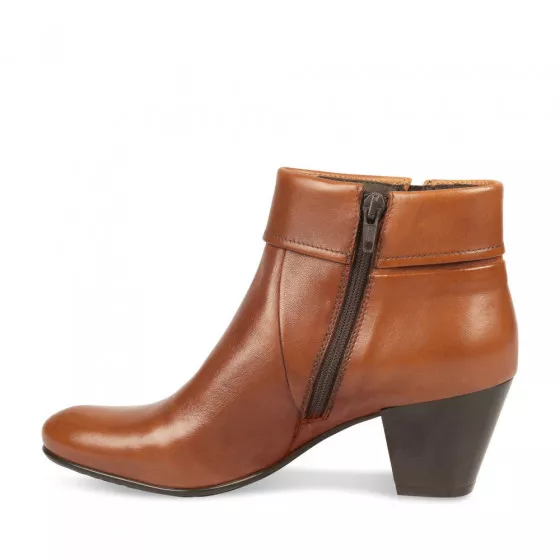 Bottines COGNAC MEGIS ELEGANT