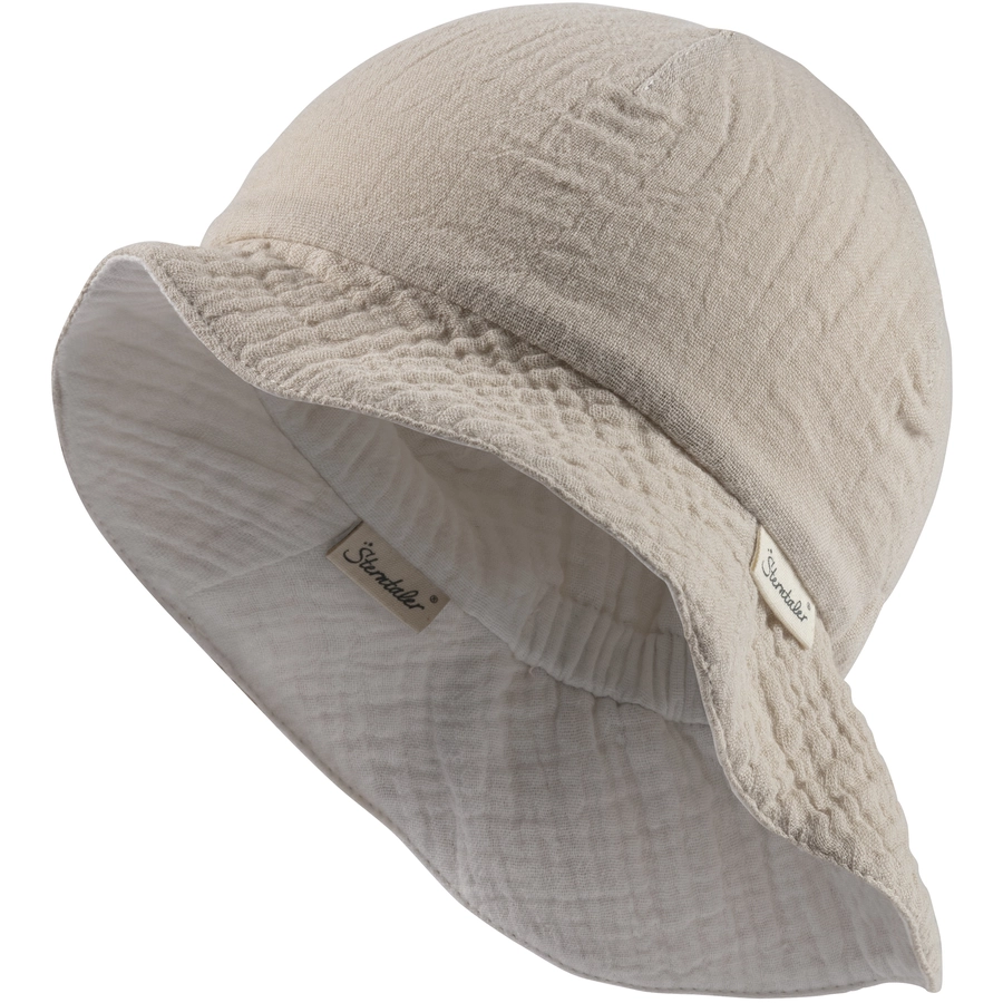 Sterntaler Wende-Sonnenhut uni beige