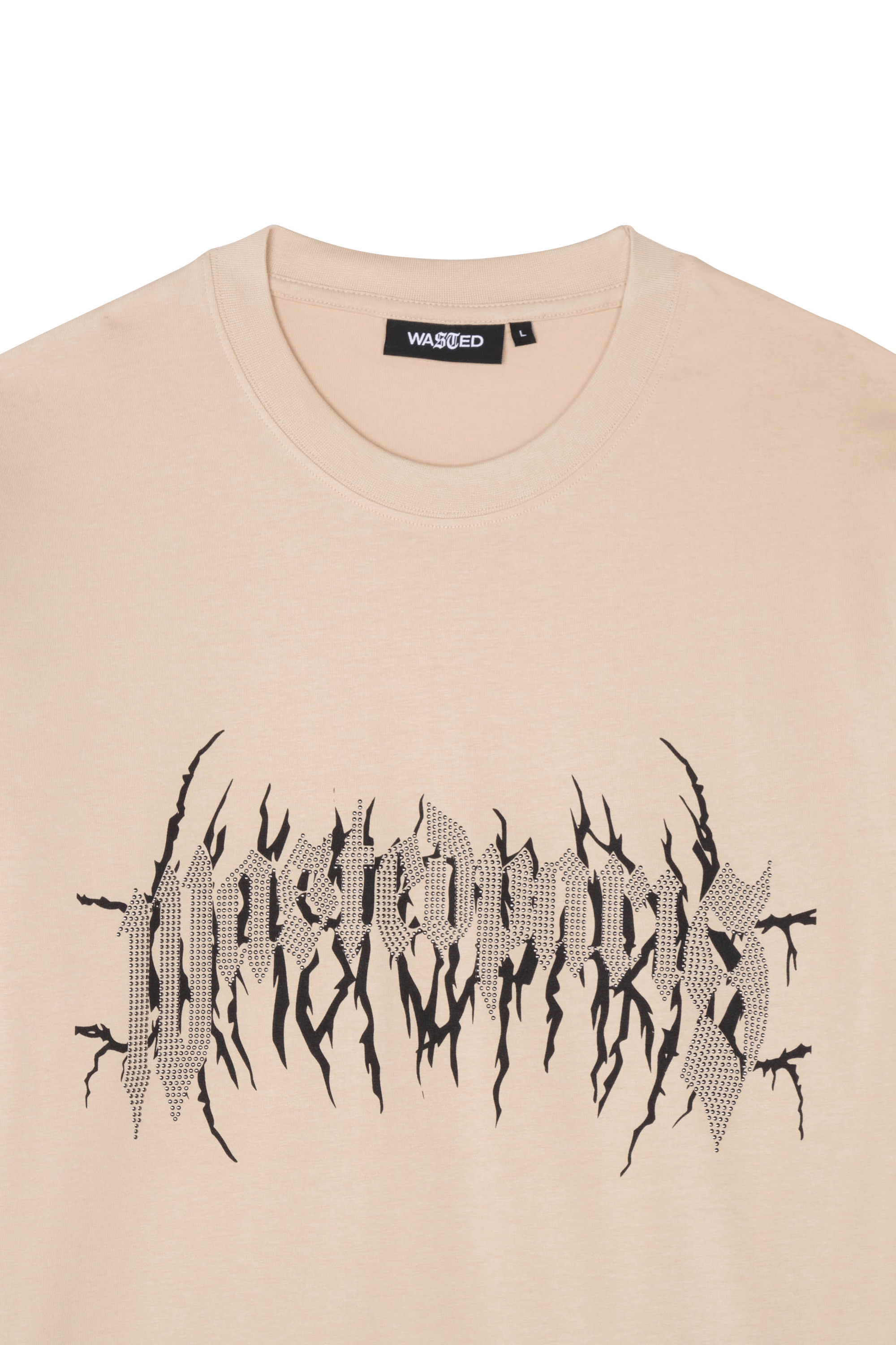 WASTED T-shirt Beige