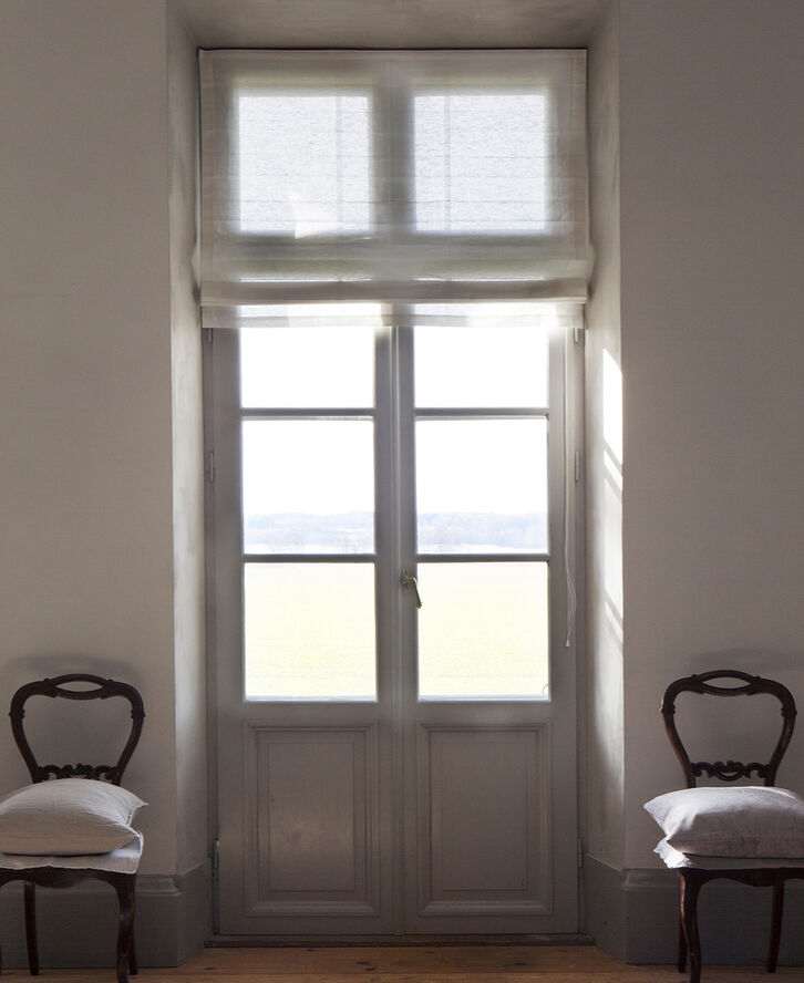 Himla Ebba romanblind gardin Hvid