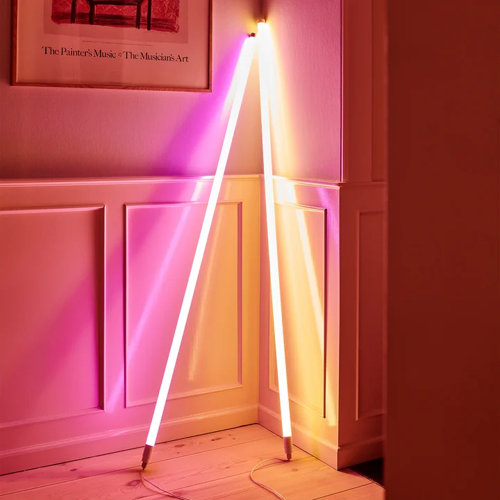 HAY - Neon LED-Leuchtstab, Ø 2,5 x 150 cm, pink