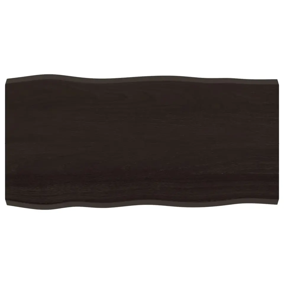 vidaXL - Tafelblad - Bruin - Eikenhout - 100 x 50 x 4 cm