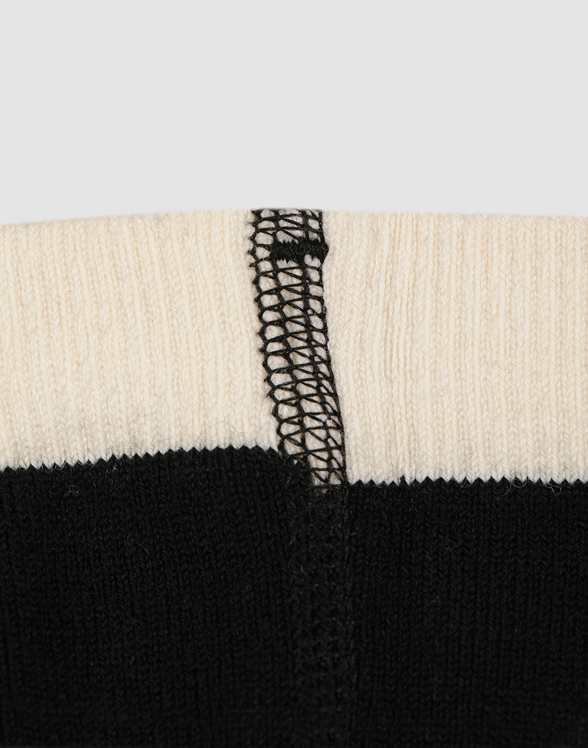 Maillot van merinowol voor baby's in Zwart