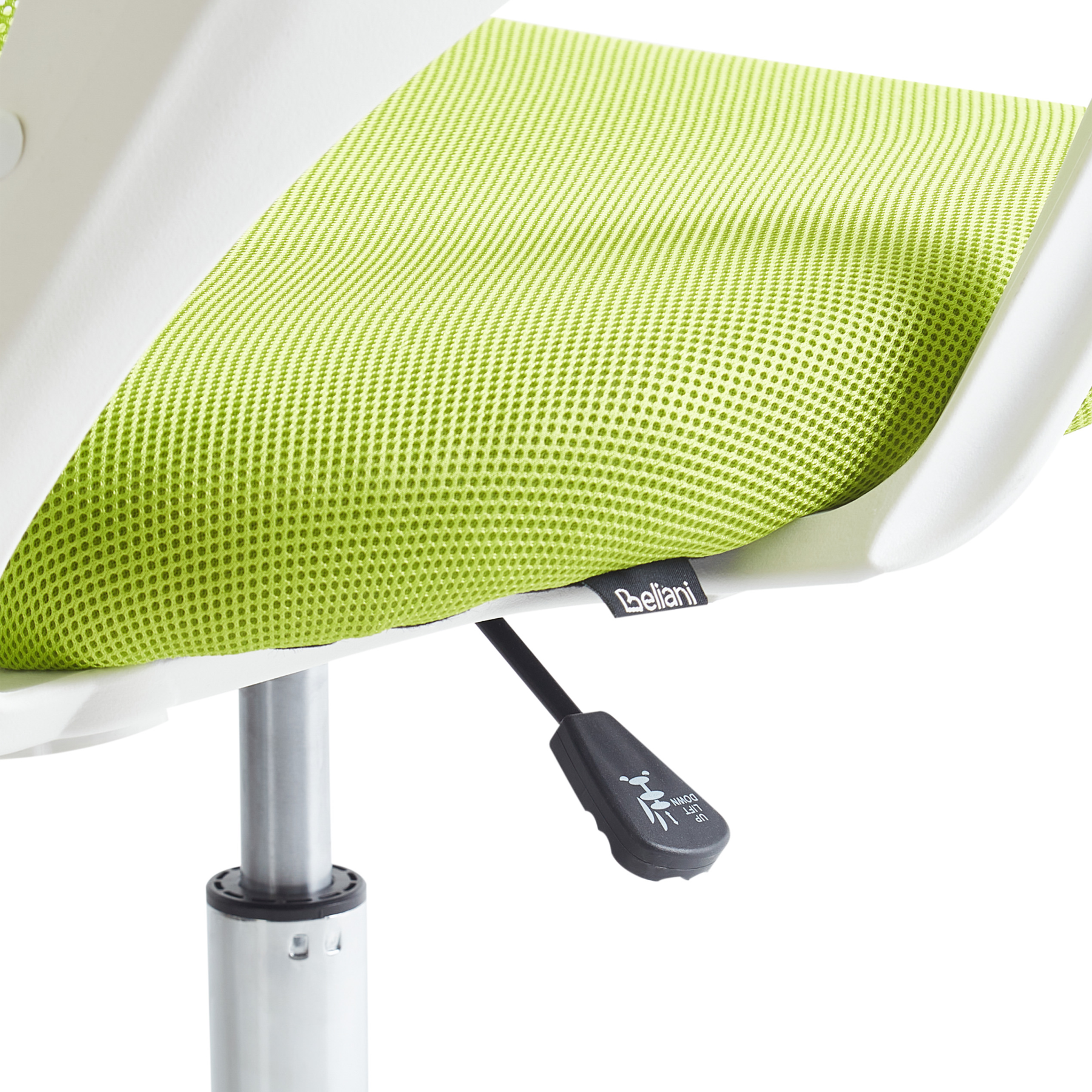 Beliani - SOLID - Bureaustoel - Limegroen - Polyester