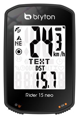 BRYTON Compteur GPS Rider 15 NEO E (sans capteur) - Produit Reconditionné