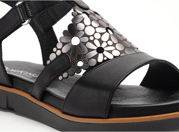 Dorking nu pieds plats femme d8732 txla noir