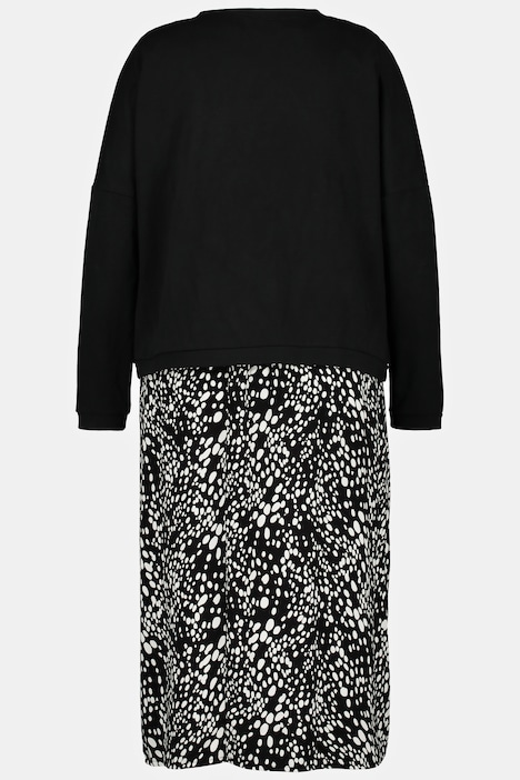 Bellieva-Sweatkleid, Stillfunktion, Rundhals