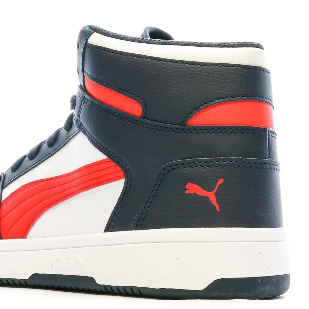 Puma Baskets Noires/Rouges Homme Puma Rebound