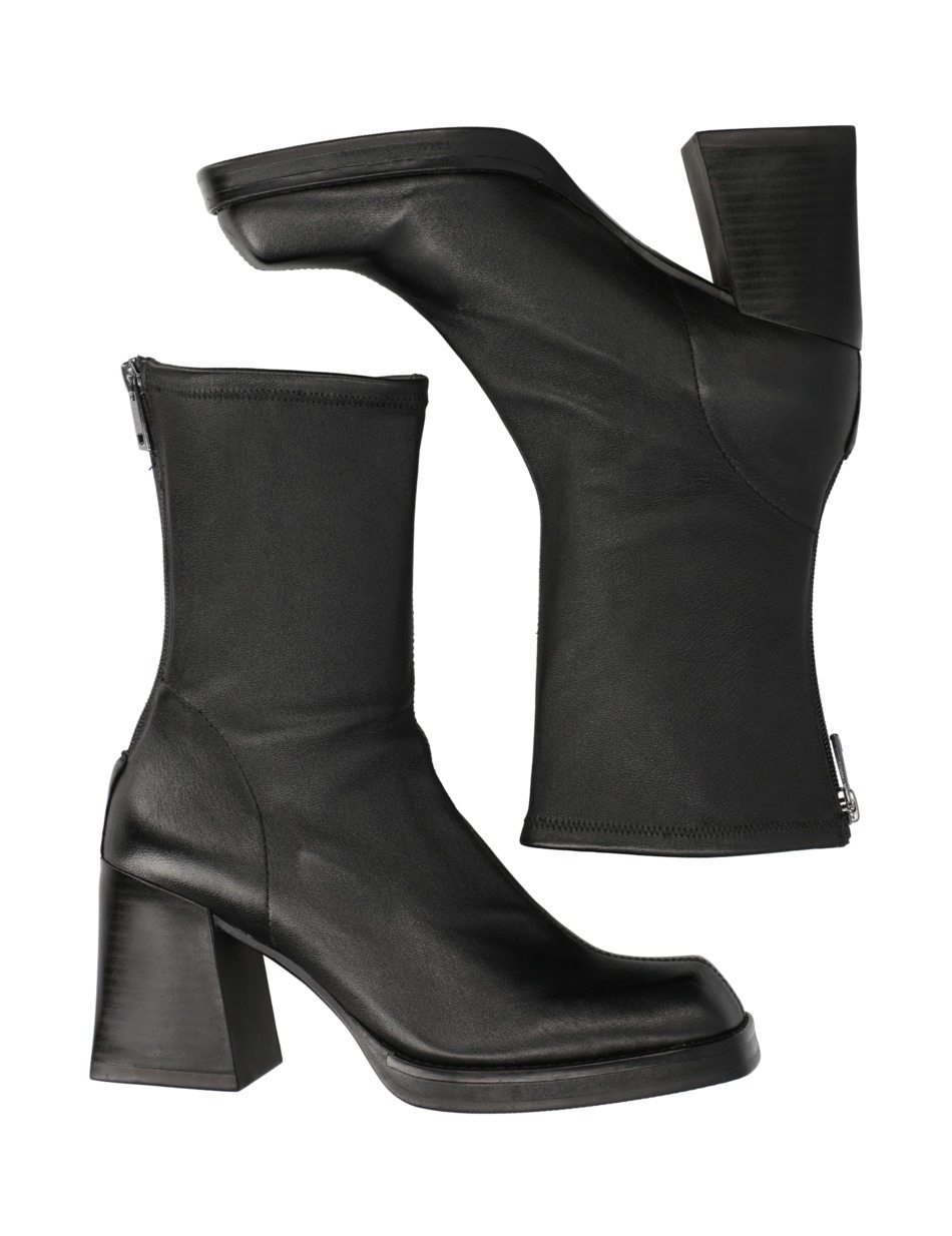 Glattleder Stiefelette