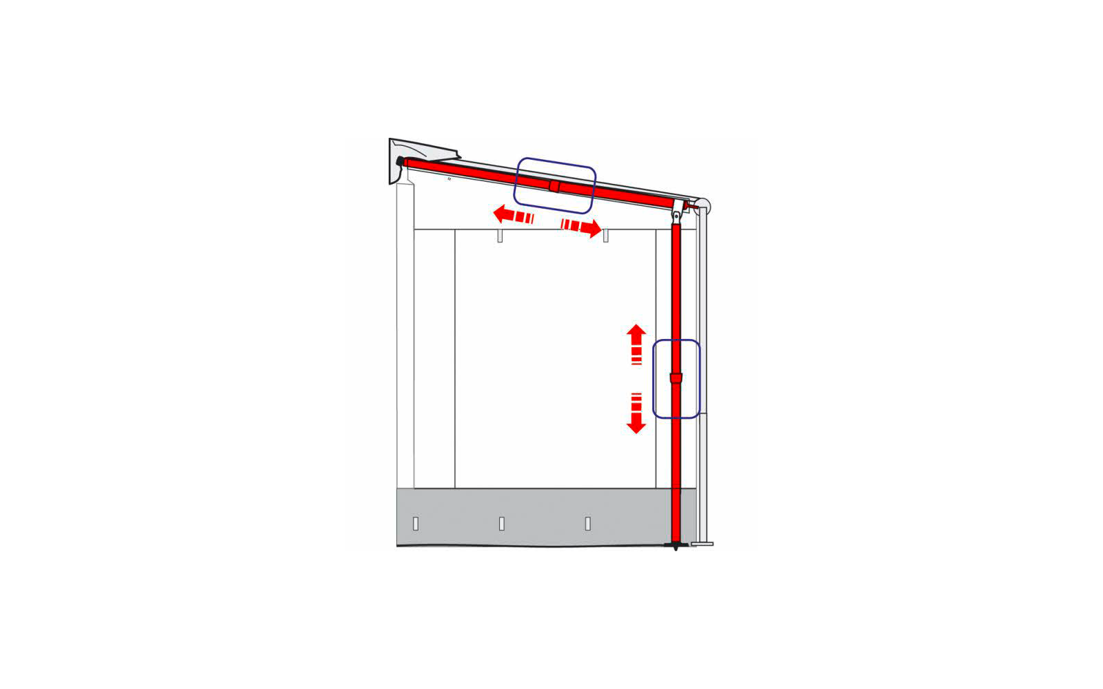 Fiamma Caravanstore Support Leg