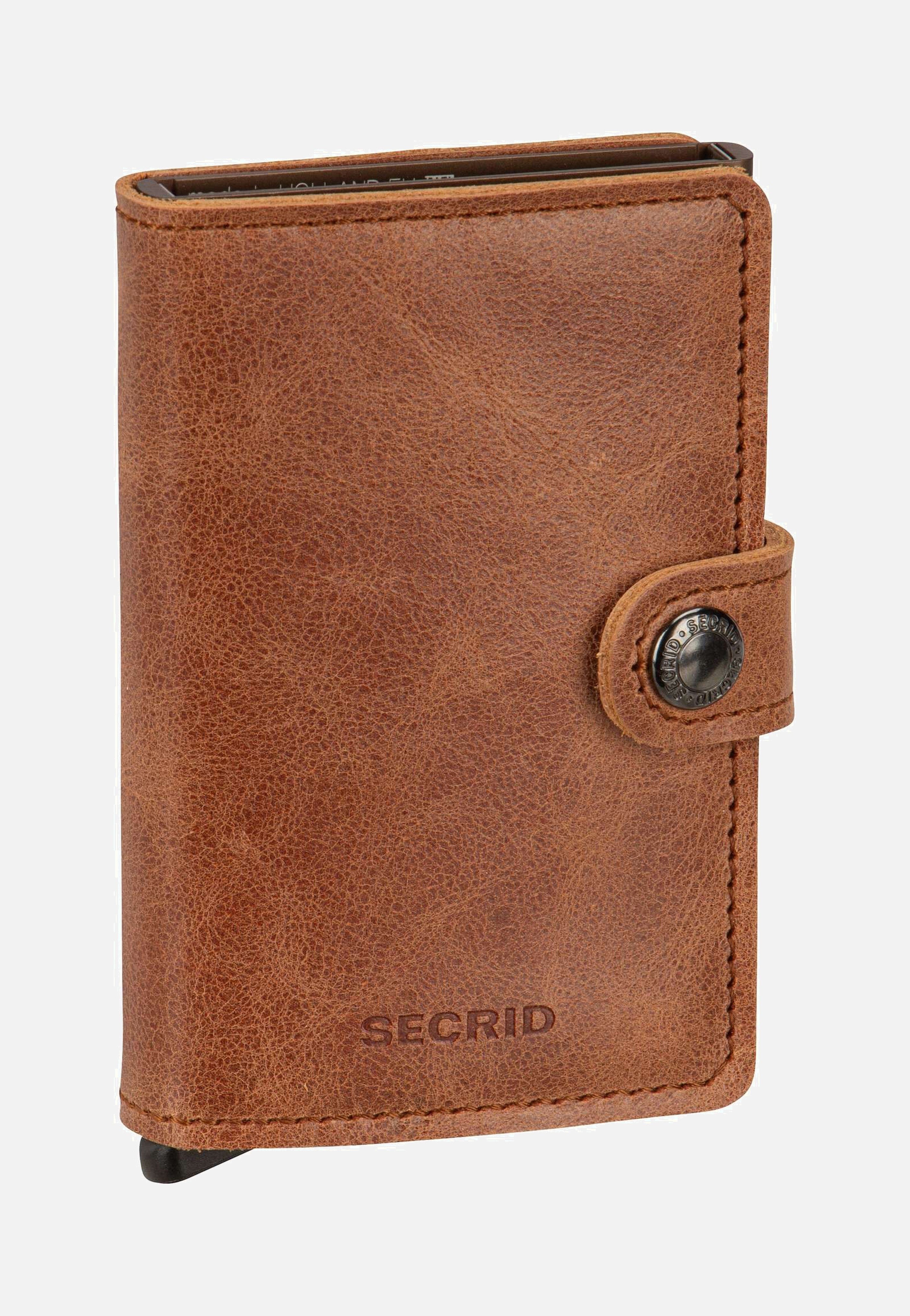 Miniwallet Vintage Cognac-Brown - Portemonnaie