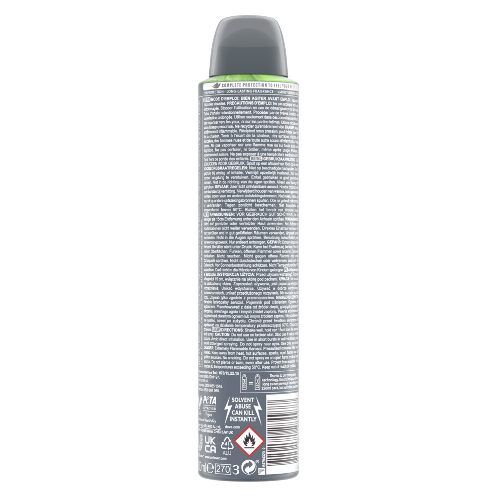 6x Dove Deodorant Men+ Care Extra Fresh200 ml