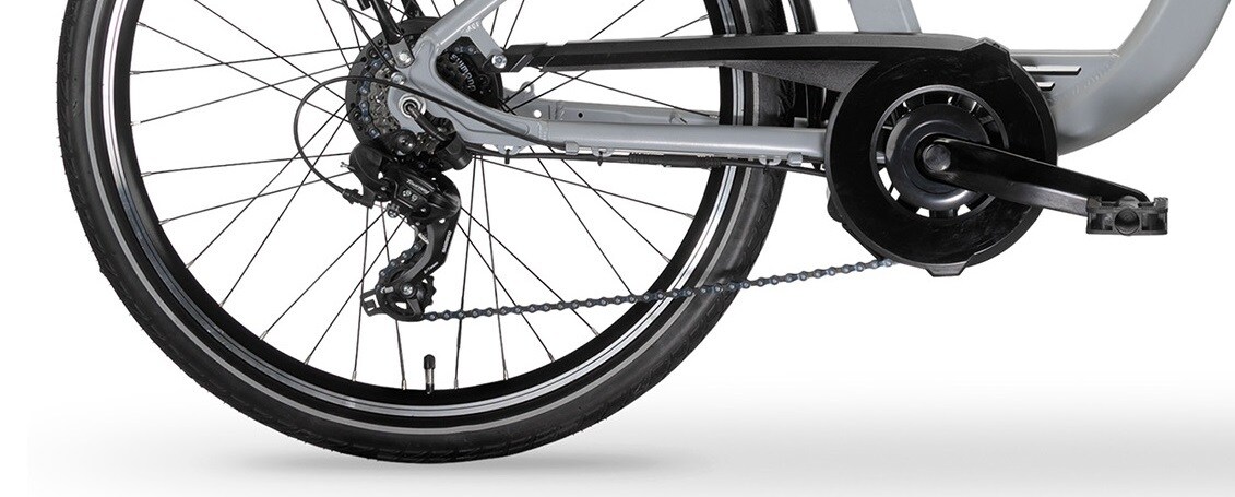 MBM Elektro-Citybike RHEA26 Zoll, grey