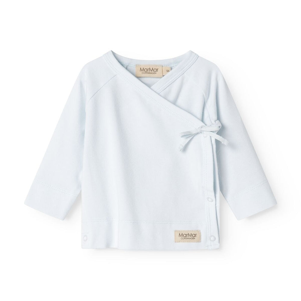 Køb MarMar Modal New Born Light Blue Tut Slå-Om LS Bluse