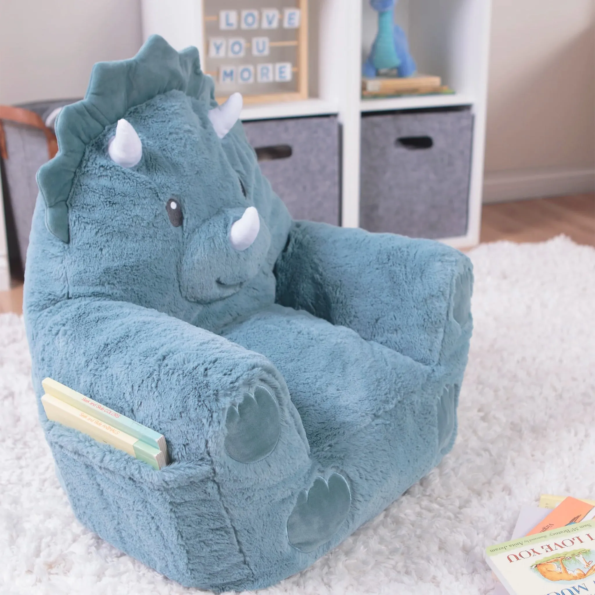Trend Lab Chaise Dinosaur en Peluche Cuddo Buddies®