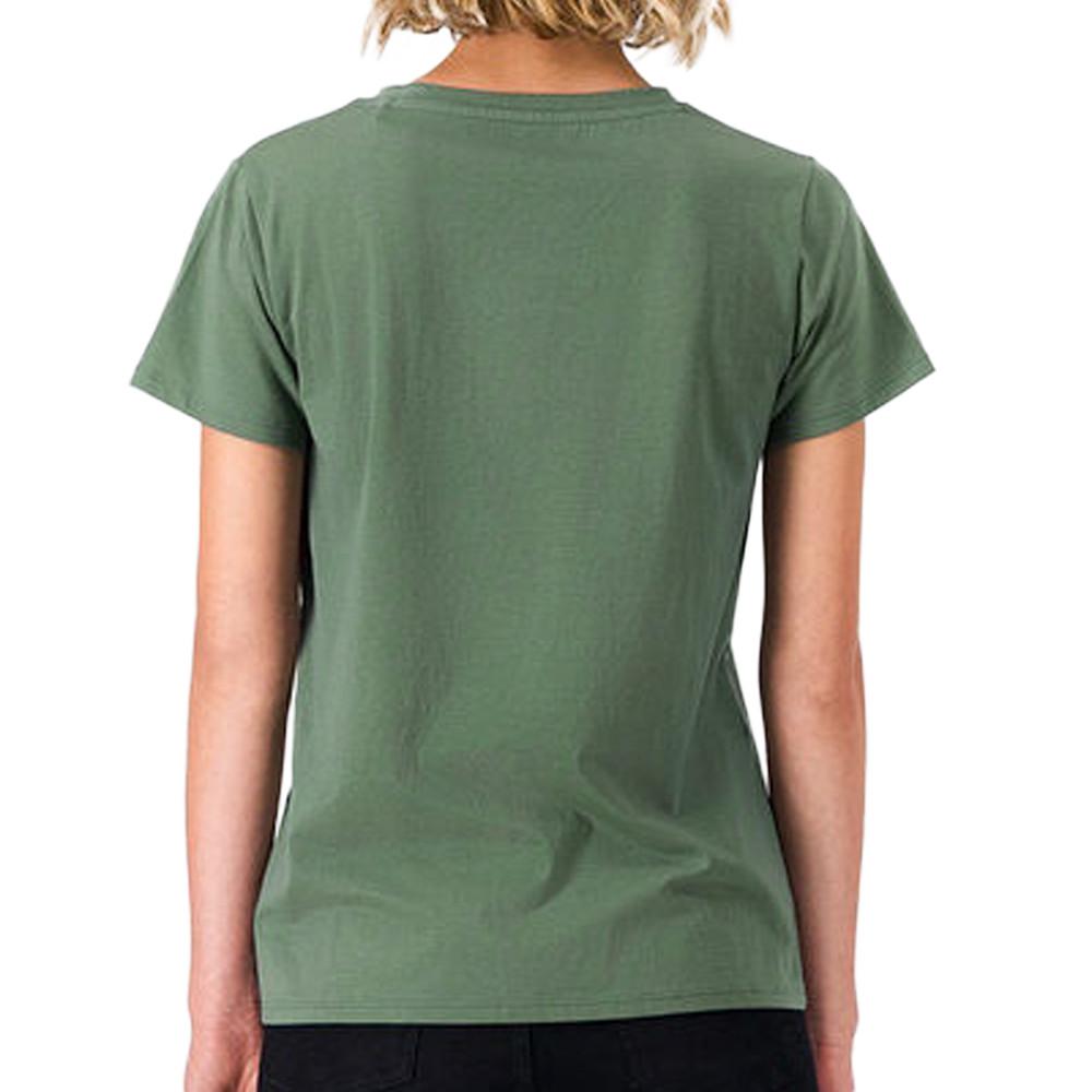 Teddy Smith T-shirt Vert Femme Teddy Smith Ribelle