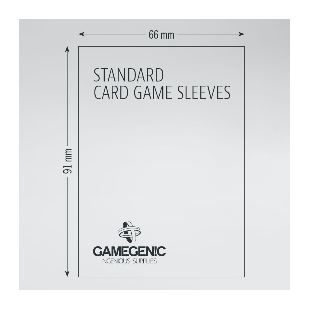 Gamegenic - Standard Card Game Value Pack 200 sleeves - 66 x 91 mm