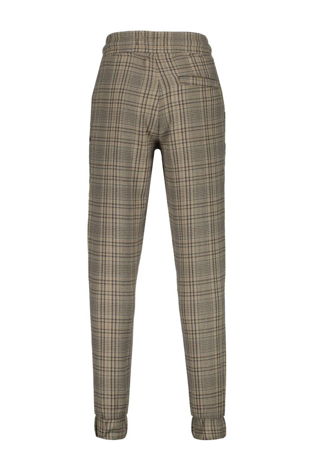 Vingino geruite broek Sart grijs melange