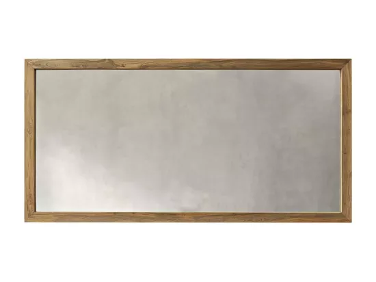 Miroir rectangulaire en teck recyclé massif